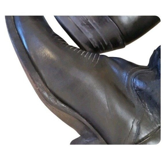 El Dorado Vintage Black Leather Cowboy Boots Mens Sz 10 ½ main image 6